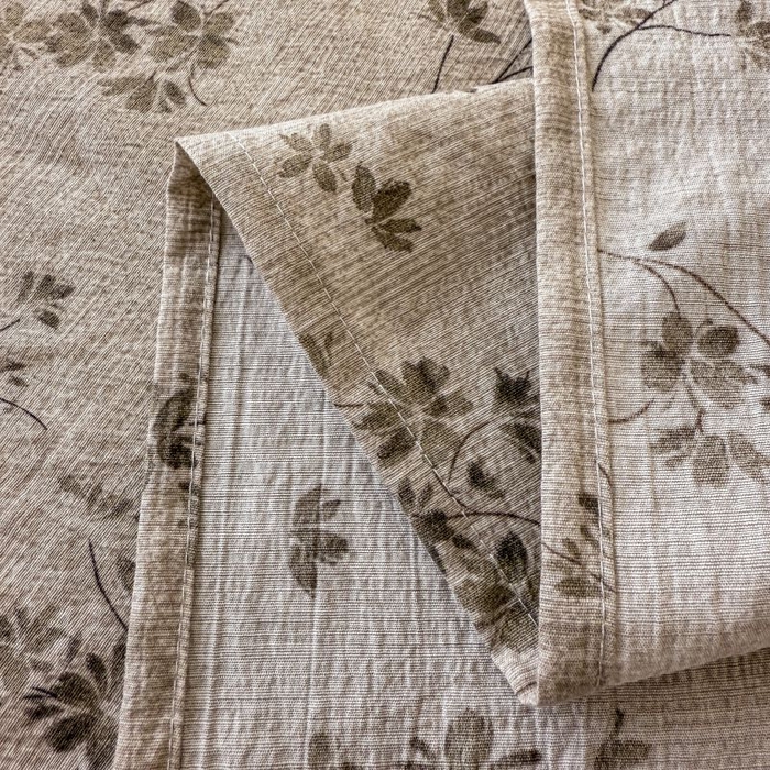 91家纺网 家纺一手货源 找家纺 温眠家纺 2025春夏新款云感棉双层纱床单单床单枕套三件套 秋风萧瑟