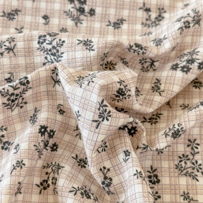 91家纺网 家纺一手货源 找家纺 温眠家纺 2025春夏新款云感棉双层纱床单单床单枕套三件套 失约温柔