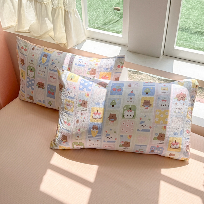 91家纺网 家纺一手货源 找家纺 （总）温眠家纺 2025新款云感针织双层纱单被套系列