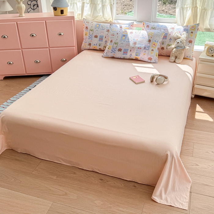 91家纺网 家纺一手货源 找家纺 （总）温眠家纺 2025新款云感针织双层纱单被套系列