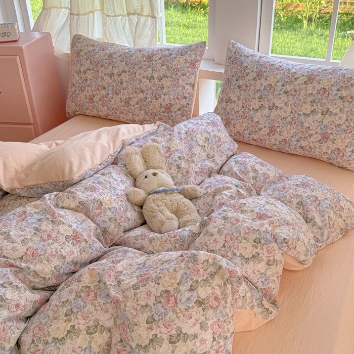 91家纺网 家纺一手货源 找家纺 温眠家纺 2025新款云感针织双层纱单被套系列 梵高