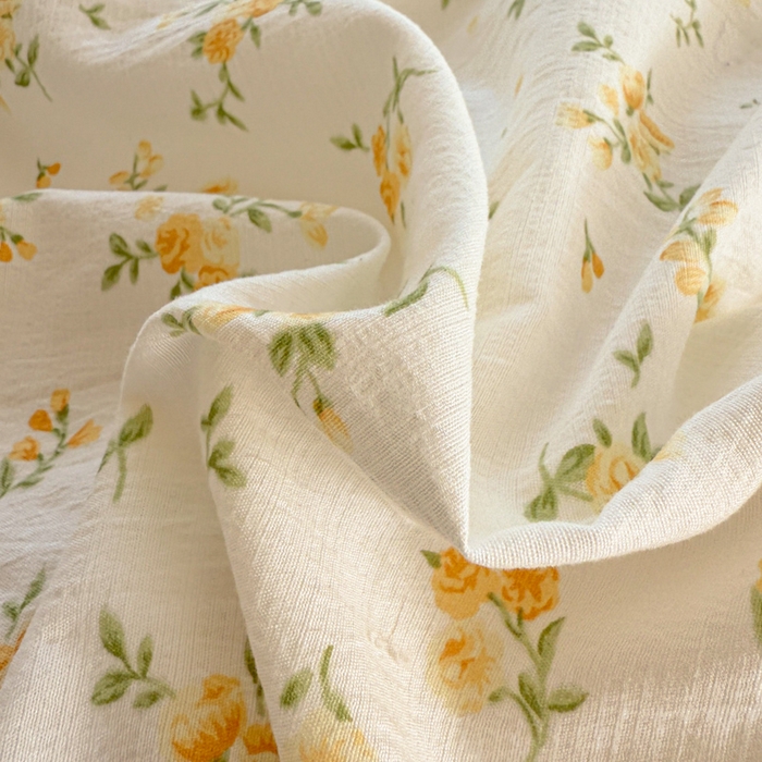 91家纺网 家纺一手货源 找家纺 温眠家纺 2025新款云感针织双层纱单被套系列 梨花落