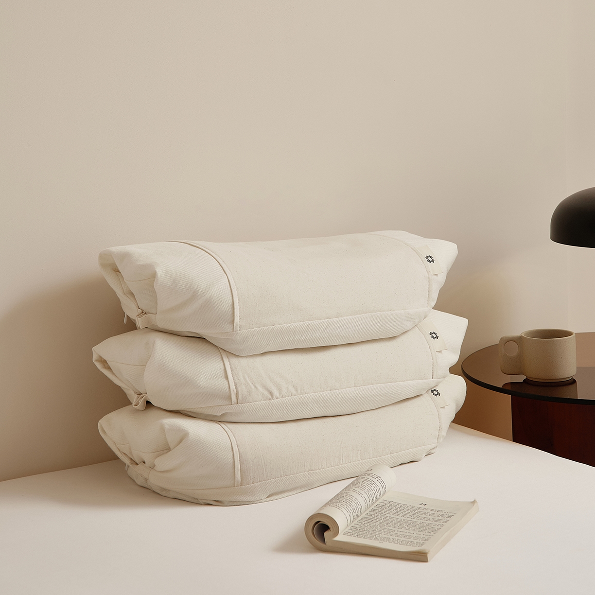 91家纺网 家纺一手货源 找家纺 （总）境月枕芯坊 2026新款可拆洗棉麻黑苦荞枕枕头枕芯