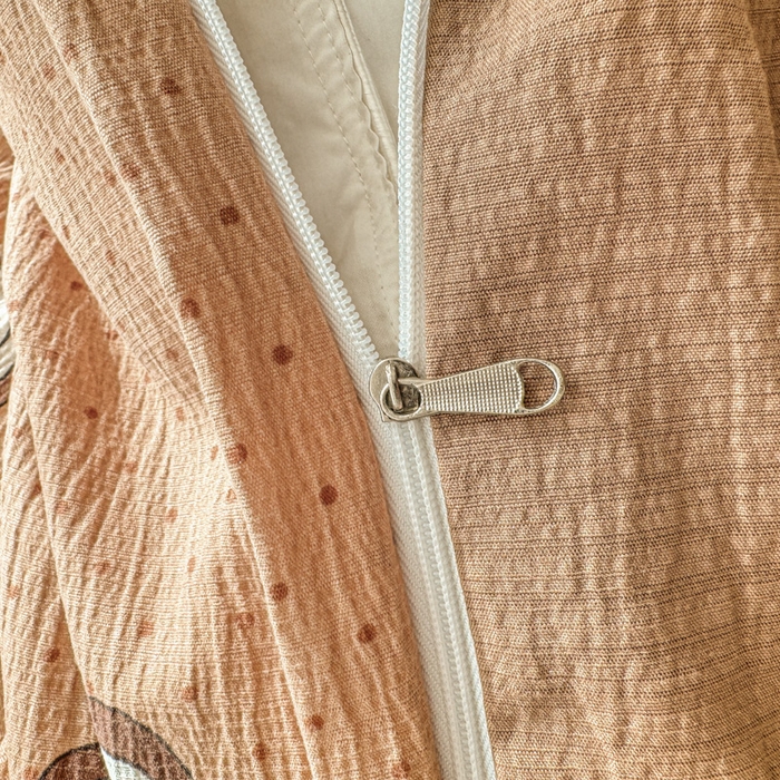 91家纺网 家纺一手货源 找家纺 温眠家纺 2025新款云感针织双层纱四件套-第二波 咖啡布布