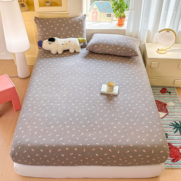 （总）温眠家纺 2025新款云感皱皱双层纱床笠