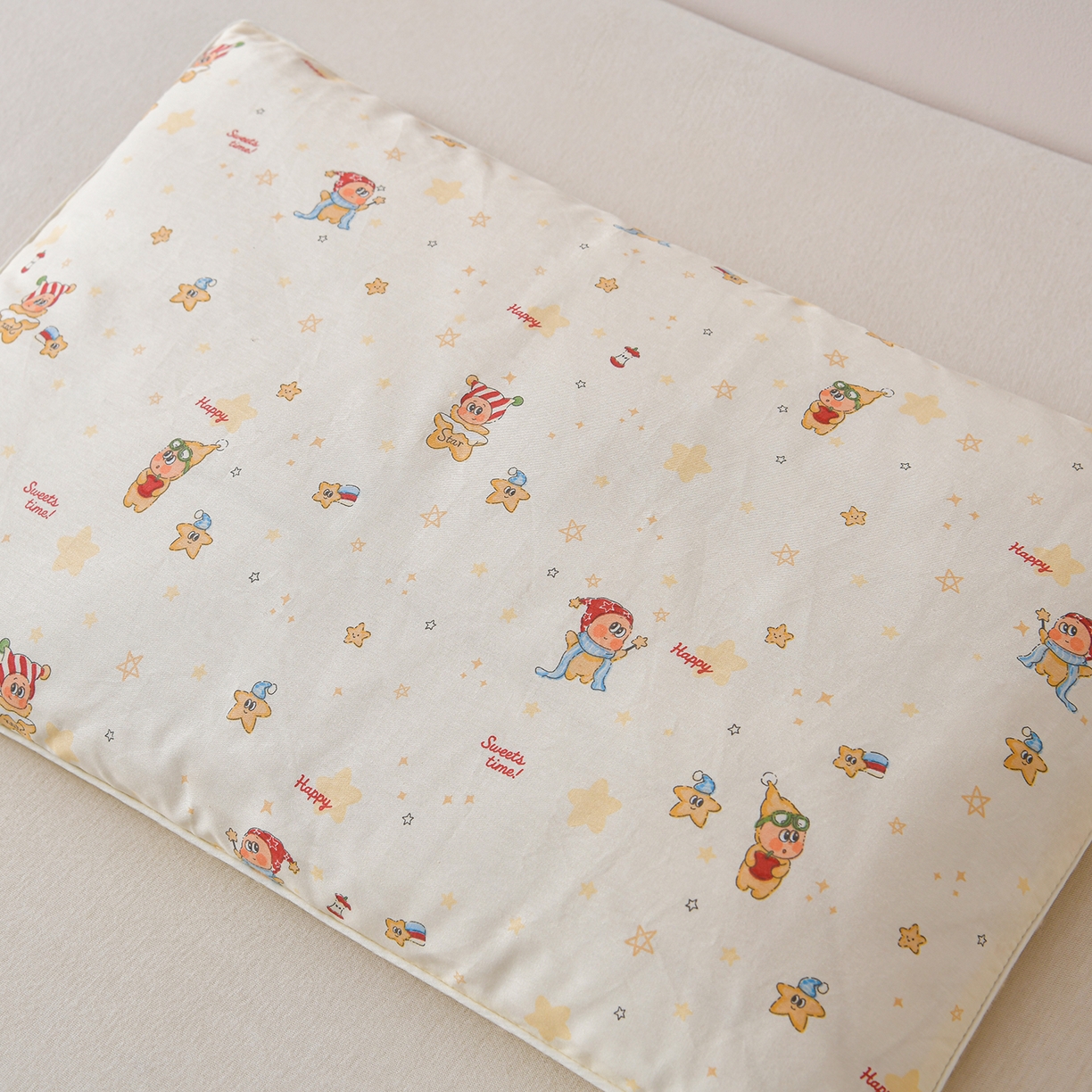 91家纺网 家纺一手货源 找家纺 （总）铺尚美家纺 2026新款纯棉+豆豆绒棉花枕枕头枕芯 儿童枕芯 学生枕