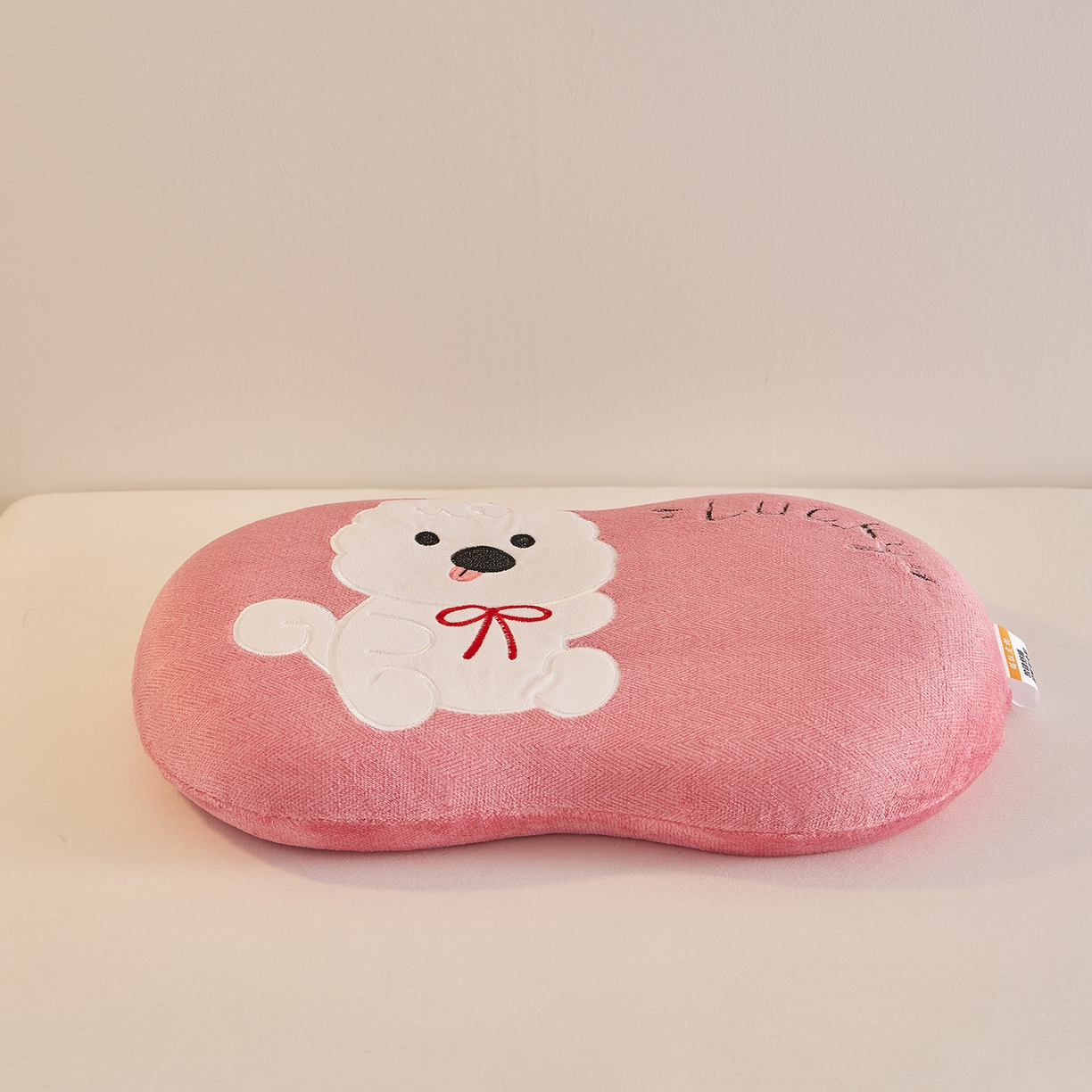 91家纺网 家纺一手货源 找家纺 铺尚美家纺 2026可爱卡通儿童猫肚枕学生幼儿园卡通记忆棉枕头枕芯30*50cm Lucky羊咩咩记忆枕-粉