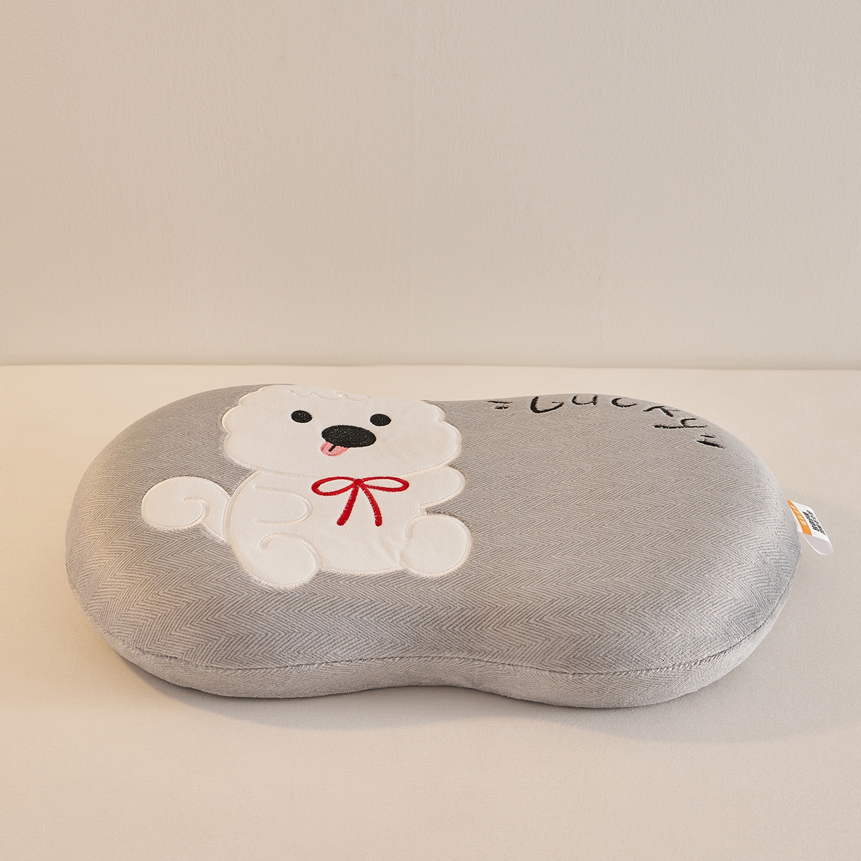 91家纺网 家纺一手货源 找家纺 铺尚美家纺 2026可爱卡通儿童猫肚枕学生幼儿园卡通记忆棉枕头枕芯30*50cm Lucky羊咩咩记忆枕-灰