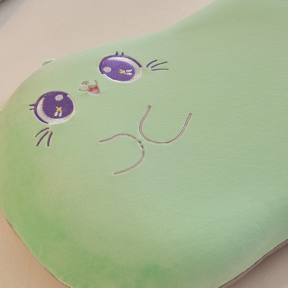 91家纺网 家纺一手货源 找家纺 （总）铺尚美家纺 2026可爱卡通儿童猫肚枕学生幼儿园卡通记忆棉枕头枕芯30*50cm