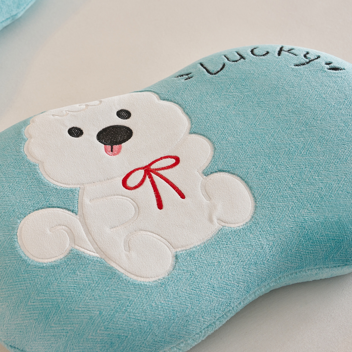91家纺网 家纺一手货源 找家纺 铺尚美家纺 2026可爱卡通儿童猫肚枕学生幼儿园卡通记忆棉枕头枕芯30*50cm Lucky羊咩咩记忆枕-蓝