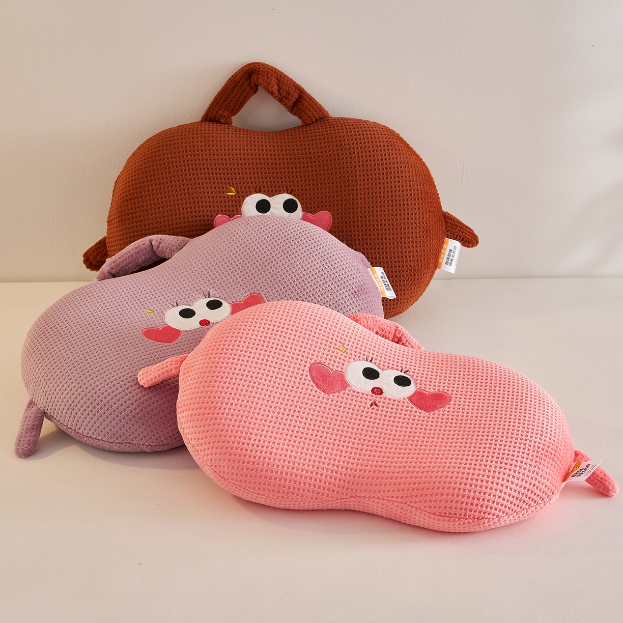 91家纺网 家纺一手货源 找家纺 铺尚美家纺 2026可爱卡通儿童猫肚枕学生幼儿园卡通记忆棉枕头枕芯30*50cm 组合图