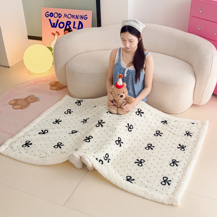 91家纺网 家纺一手货源 找家纺 温眠家纺 2025新款ins羊羔绒牛奶绒可被套休闲毯单被套-毯子图 羊-慢时光