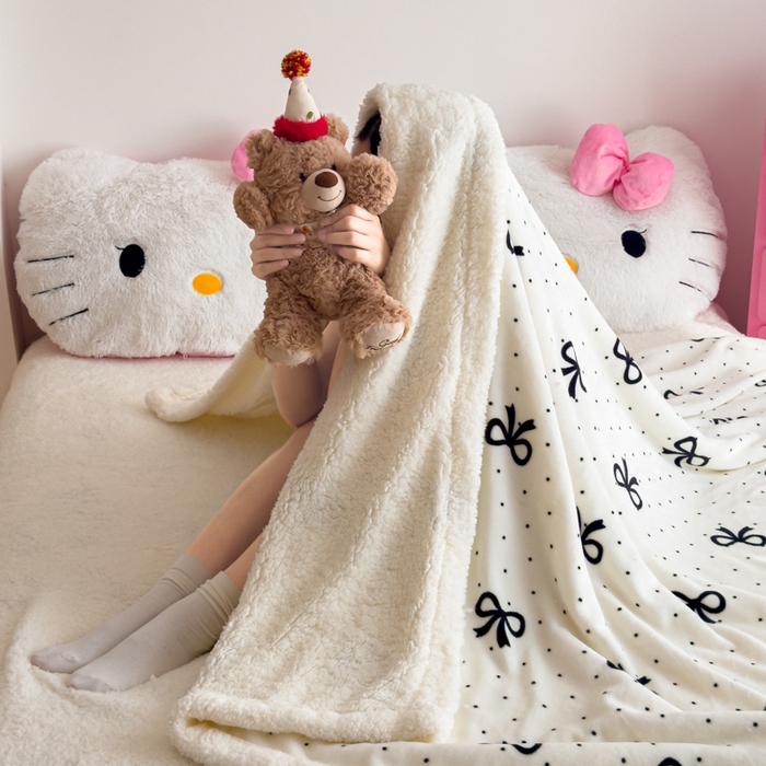 91家纺网 家纺一手货源 找家纺 温眠家纺 2025新款ins羊羔绒牛奶绒可被套休闲毯单被套-毯子图 羊-慢时光