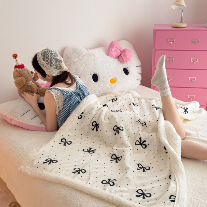 91家纺网 家纺一手货源 找家纺 温眠家纺 2025新款ins羊羔绒牛奶绒可被套休闲毯单被套-毯子图 羊-慢时光