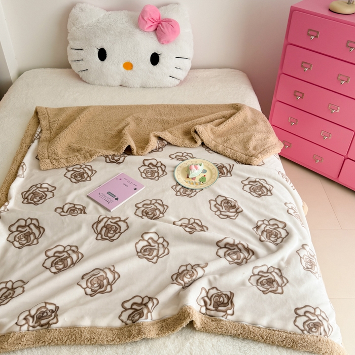 91家纺网 家纺一手货源 找家纺 温眠家纺 2025新款ins羊羔绒牛奶绒可被套休闲毯单被套-毯子图 羊-苏颜