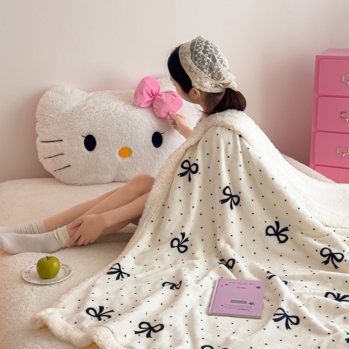 91家纺网 家纺一手货源 找家纺 温眠家纺 2025新款ins羊羔绒牛奶绒可被套休闲毯单被套-毯子图 羊-慢时光