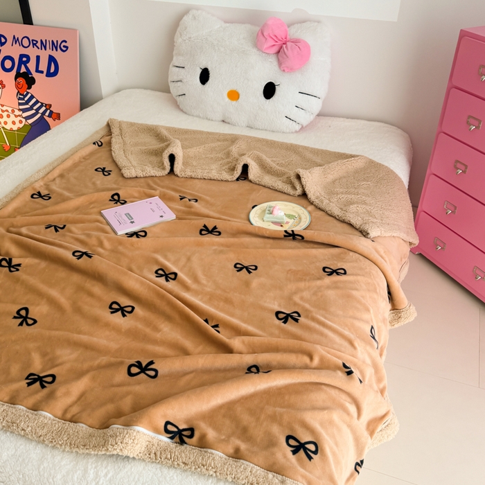 91家纺网 家纺一手货源 找家纺 温眠家纺 2025新款ins羊羔绒牛奶绒可被套休闲毯单被套-毯子图 羊-卡布基诺