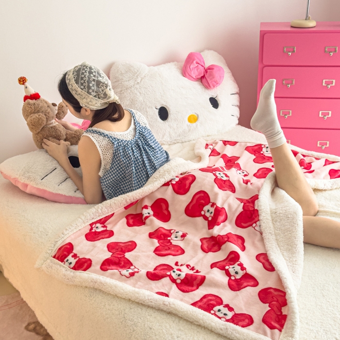 91家纺网 家纺一手货源 找家纺 温眠家纺 2025新款ins羊羔绒牛奶绒可被套休闲毯单被套-毯子图 羊-多多猫咪