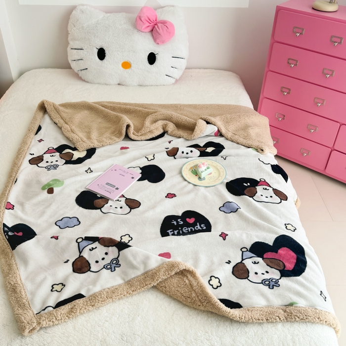 91家纺网 家纺一手货源 找家纺 温眠家纺 2025新款ins羊羔绒牛奶绒可被套休闲毯单被套-毯子图 羊-爱丁屋