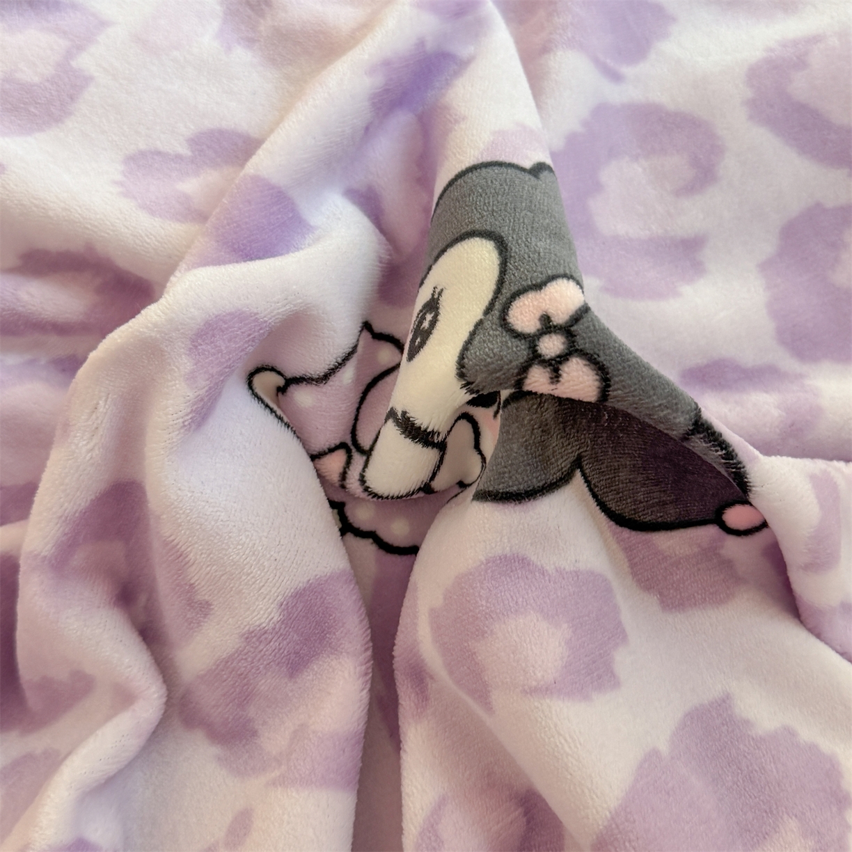 91家纺网 家纺一手货源 找家纺 温眠家纺 2025新款全工艺200克牛奶绒印花四件套 淘气