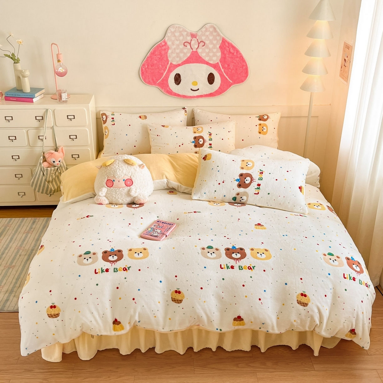 91家纺网 家纺一手货源 找家纺 （总）摩妮卡 2025新款牛奶绒印花夹棉床盖印花四件套