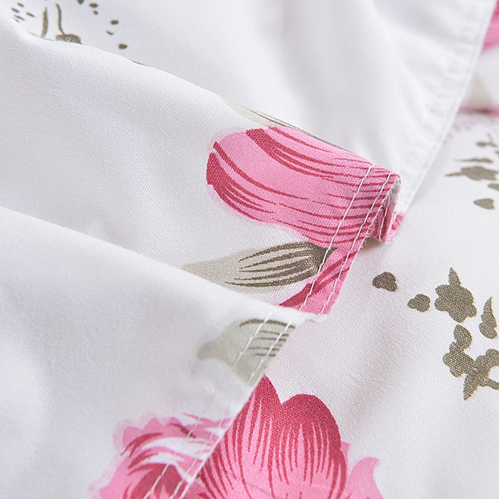 91家纺网 家纺一手货源 找家纺 （总）小雨家纺 2026新款跨境芦荟棉韩版花边床裙单品套件--被套