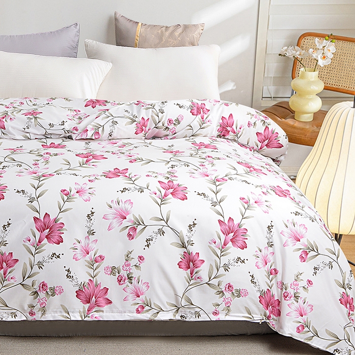 91家纺网 家纺一手货源 找家纺 （总）小雨家纺 2026新款跨境芦荟棉韩版花边床裙单品套件--被套