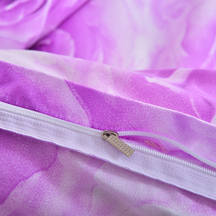 91家纺网 家纺一手货源 找家纺 小雨家纺 2026新款跨境芦荟棉韩版花边床裙单品套件--被套 玫瑰庄园莲