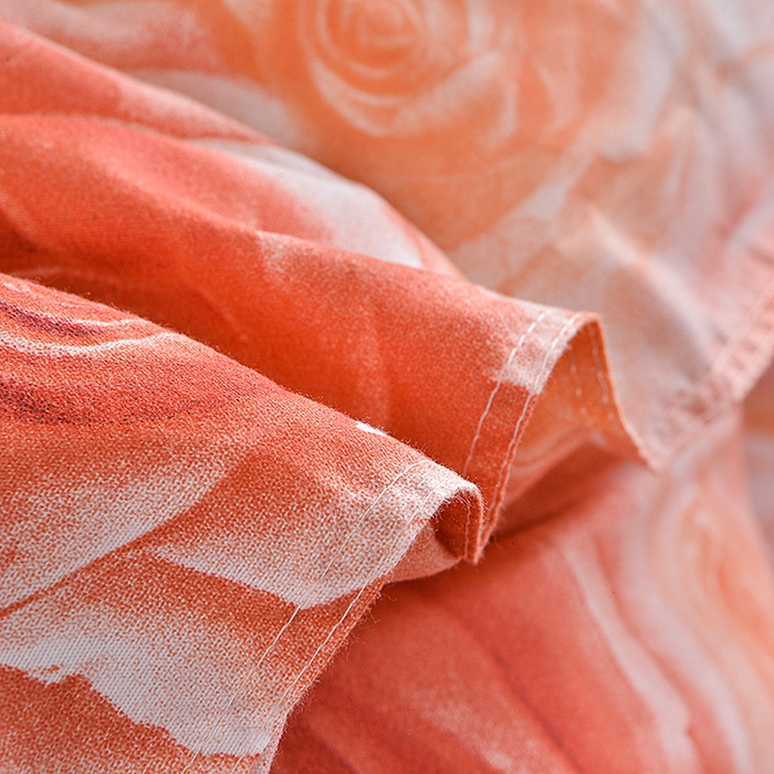 91家纺网 家纺一手货源 找家纺 小雨家纺 2026新款跨境芦荟棉韩版花边床裙单品套件--四件套 玫瑰庄园棕