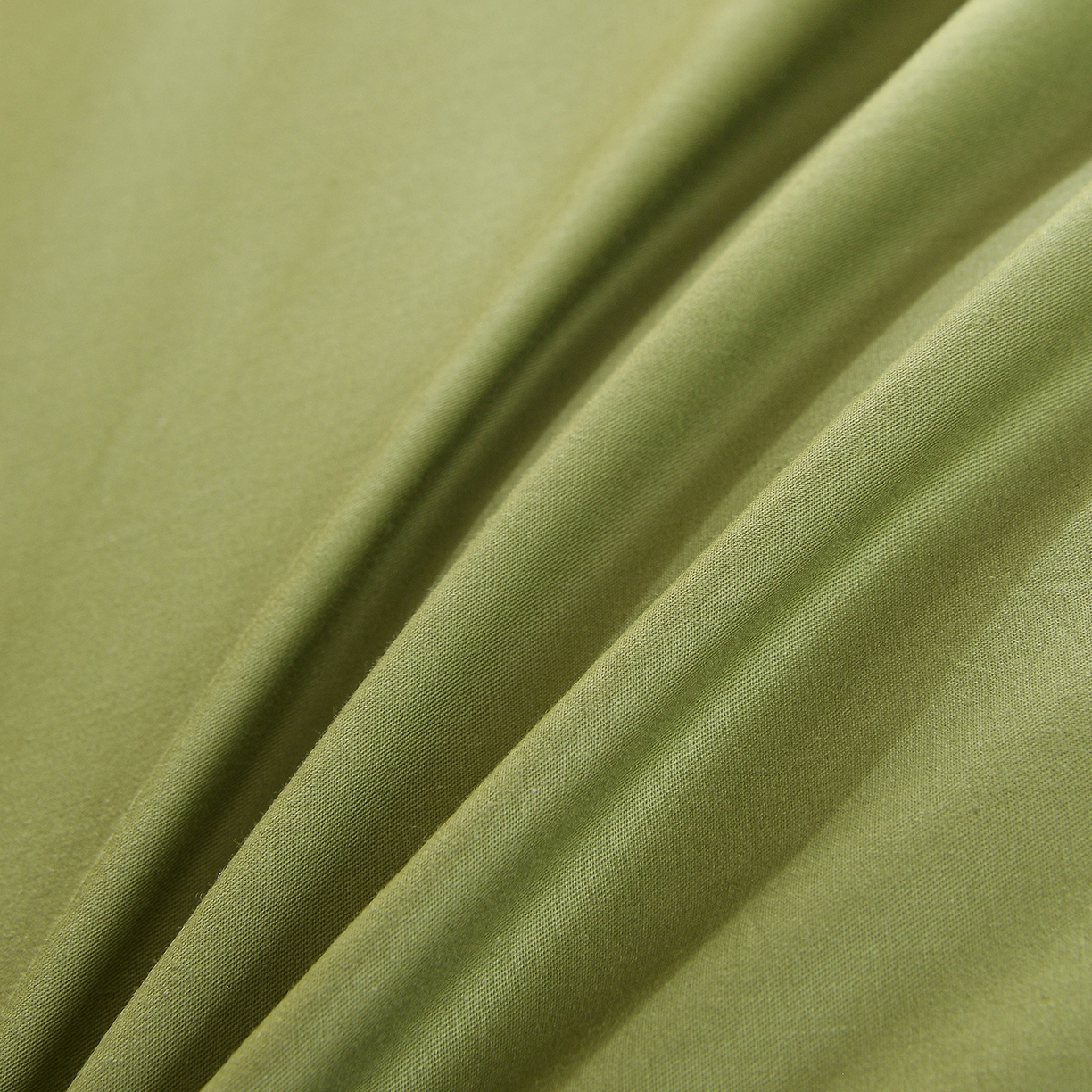 91家纺网 家纺一手货源 找家纺 小雨家纺 2026新款13376宿舍纯棉40支纯色三件套 森林绿