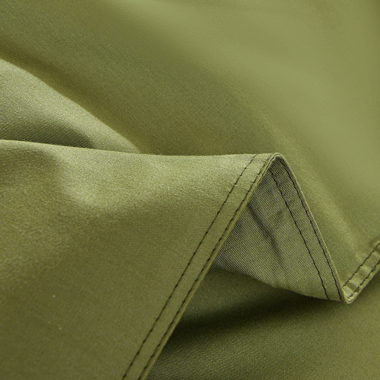 91家纺网 家纺一手货源 找家纺 小雨家纺 2026新款13376宿舍纯棉40支纯色三件套 森林绿