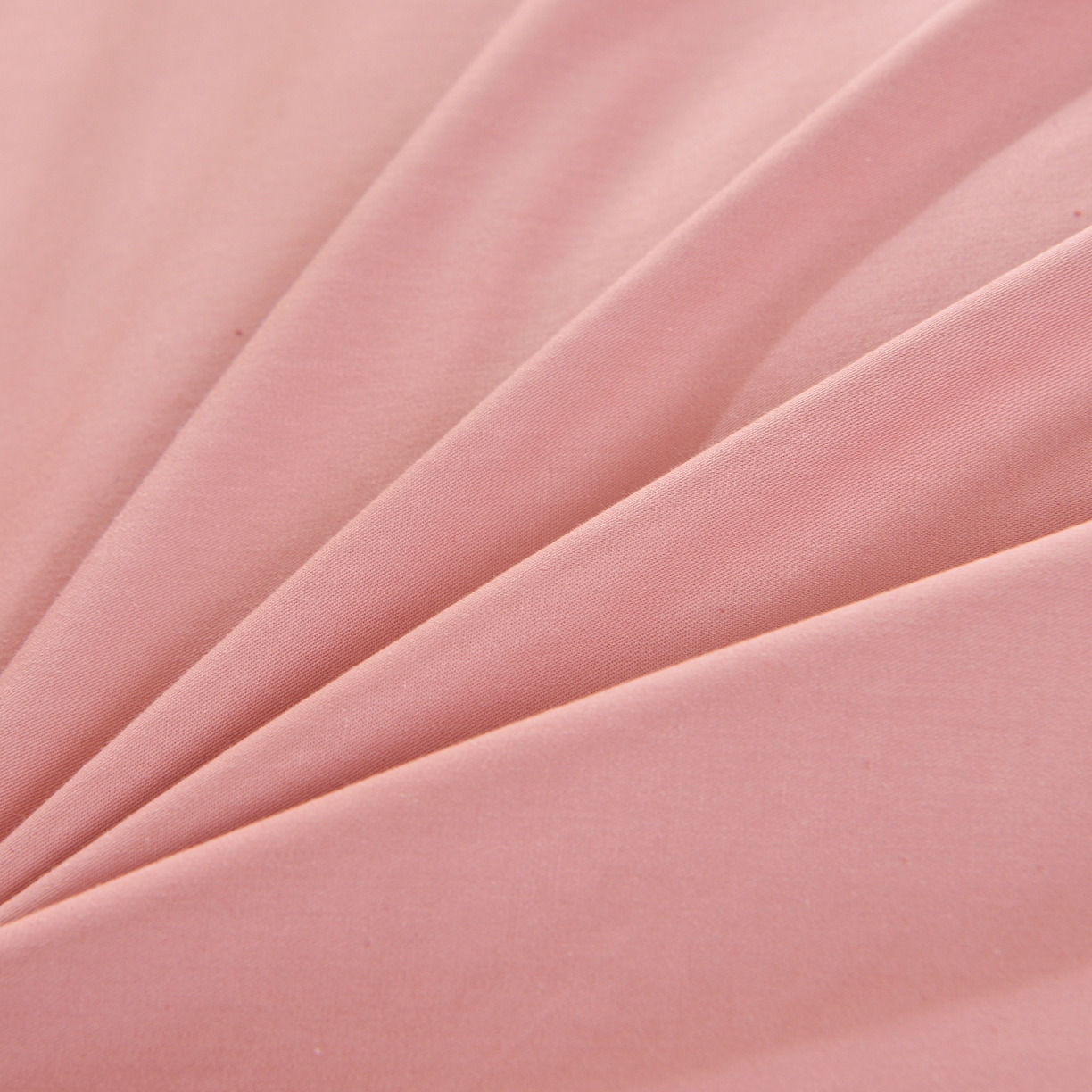 91家纺网 家纺一手货源 找家纺 小雨家纺 2026新款13376宿舍纯棉40支纯色三件套 仙女粉