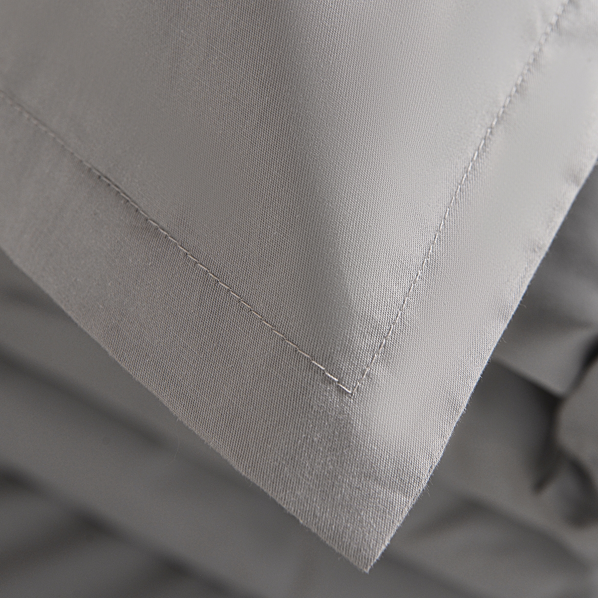 91家纺网 家纺一手货源 找家纺 小雨家纺 2026新款13376宿舍纯棉40支纯色三件套 银河灰