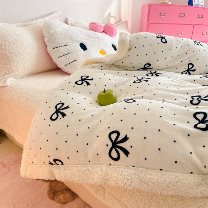 91家纺网 家纺一手货源 找家纺 温眠家纺 2025新款ins羊羔绒牛奶绒可被套休闲毯单被套-被套图 羊-慢时光