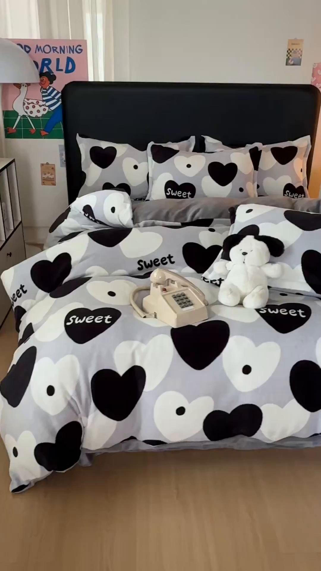 91家纺网 家纺一手货源 找家纺 温眠家纺 2025新款加厚牛奶绒四件套跑量款 夜空之星