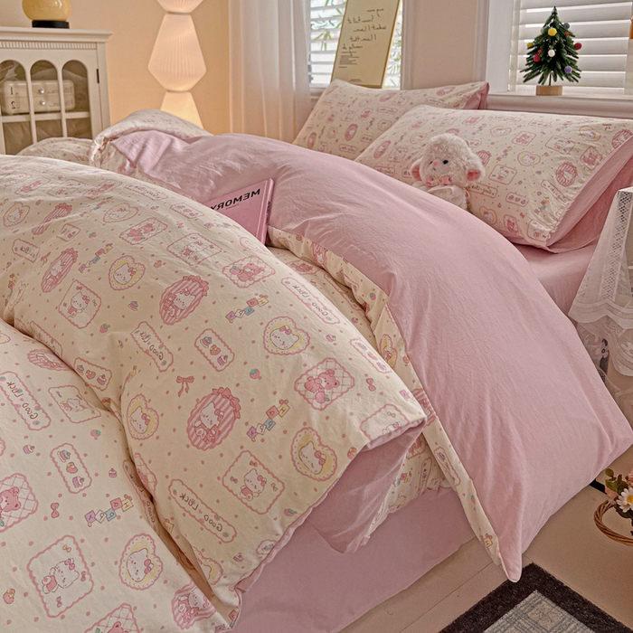 91家纺网 家纺一手货源 找家纺 （总）温眠家纺 2026新款A类古法水洗仿棉云感棉加厚四件套