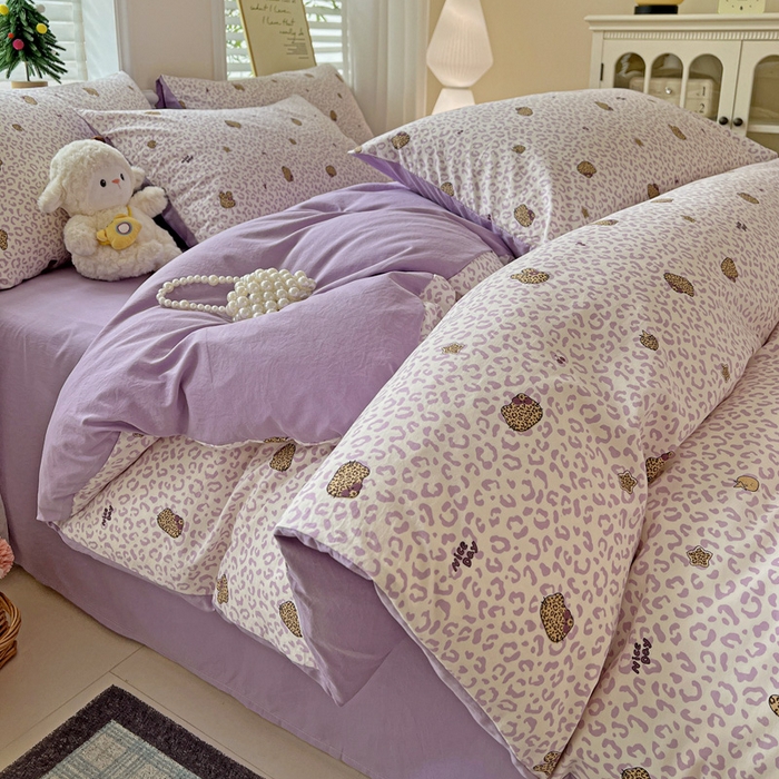 91家纺网 家纺一手货源 找家纺 （总）温眠家纺 2026新款A类古法水洗仿棉云感棉加厚四件套