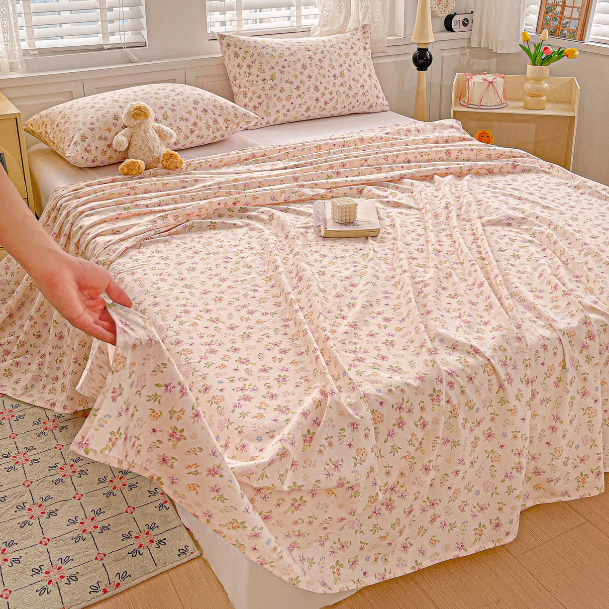 91家纺网 家纺一手货源 找家纺 （总）温眠家纺 2026新款古法水洗棉加厚高克重双层纱单床单床单单件单品床单