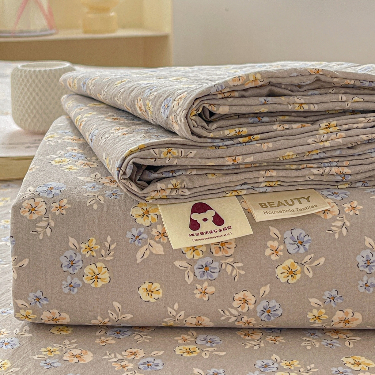 91家纺网 家纺一手货源 找家纺 （总）温眠家纺 2026新款古法水洗棉加厚高克重双层纱单床单床单单件单品床单