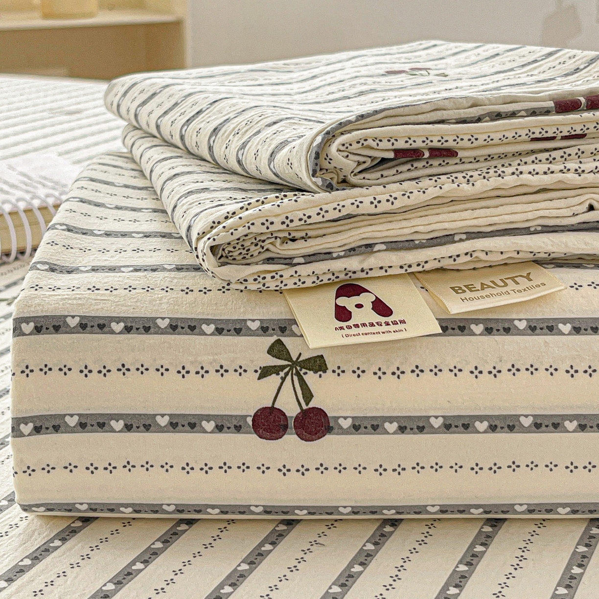 91家纺网 家纺一手货源 找家纺 （总）温眠家纺 2026新款古法水洗棉加厚高克重双层纱单床单床单单件单品床单