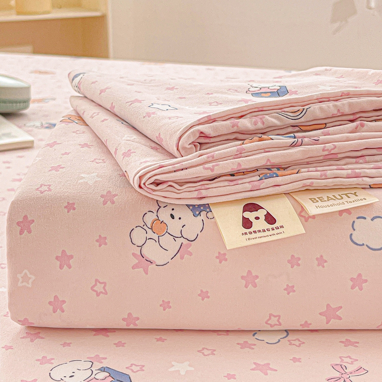 91家纺网 家纺一手货源 找家纺 （总）温眠家纺 2026新款古法水洗棉加厚高克重双层纱单床单床单单件单品床单