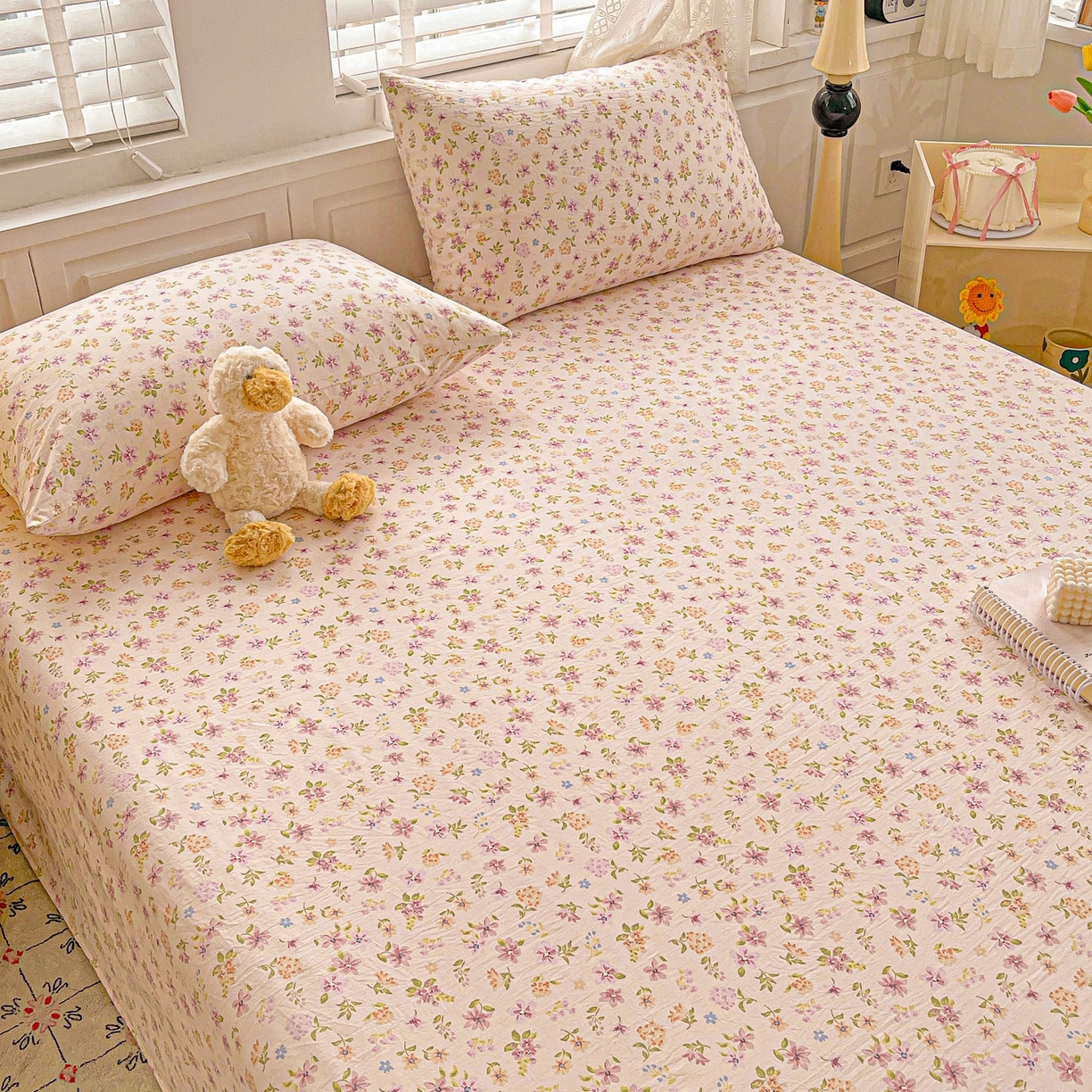 91家纺网 家纺一手货源 找家纺 （总）温眠家纺 2026新款古法水洗棉加厚高克重双层纱单床单床单单件单品床单