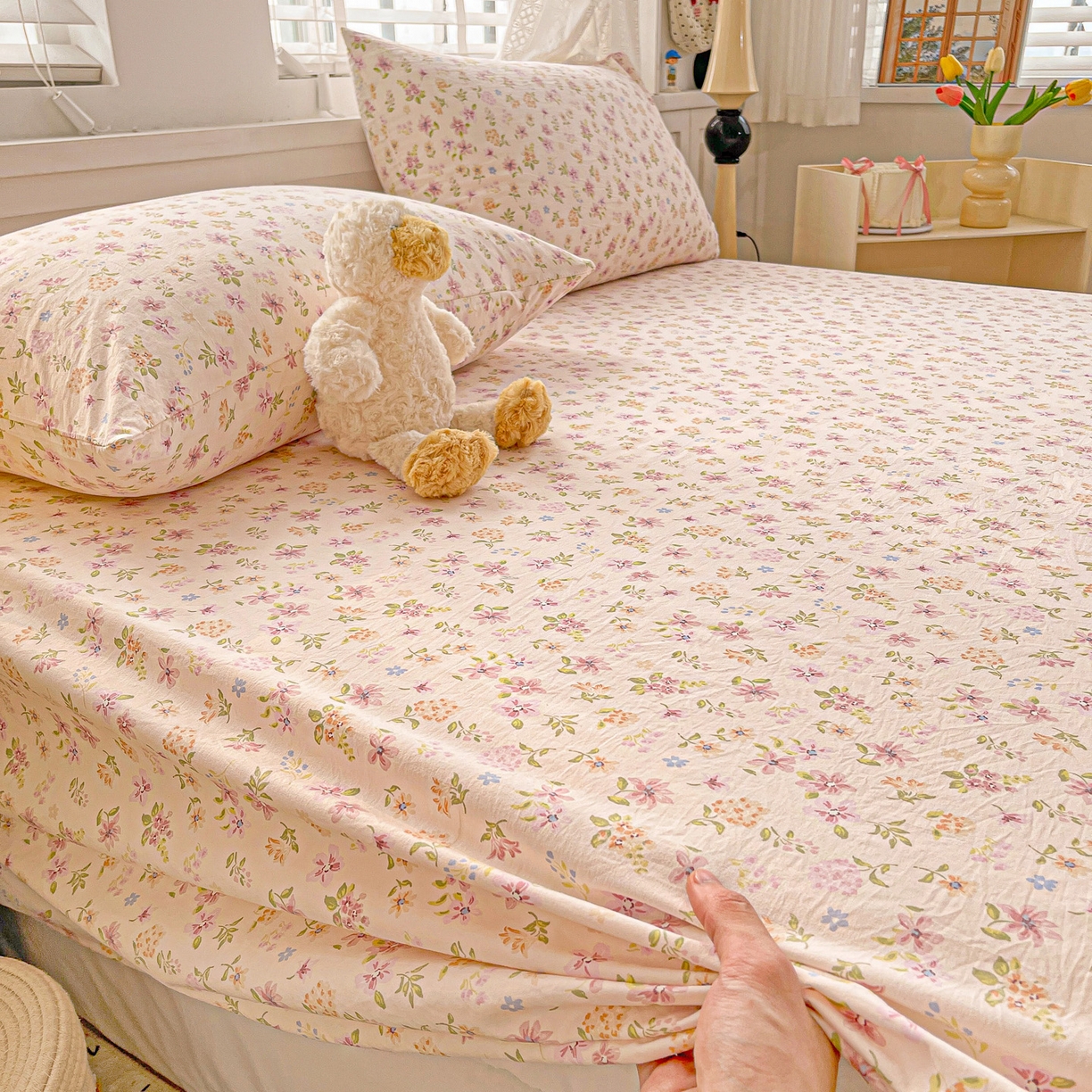 91家纺网 家纺一手货源 找家纺 （总）温眠家纺 2026新款古法水洗棉加厚高克重双层纱单床单床单单件单品床单