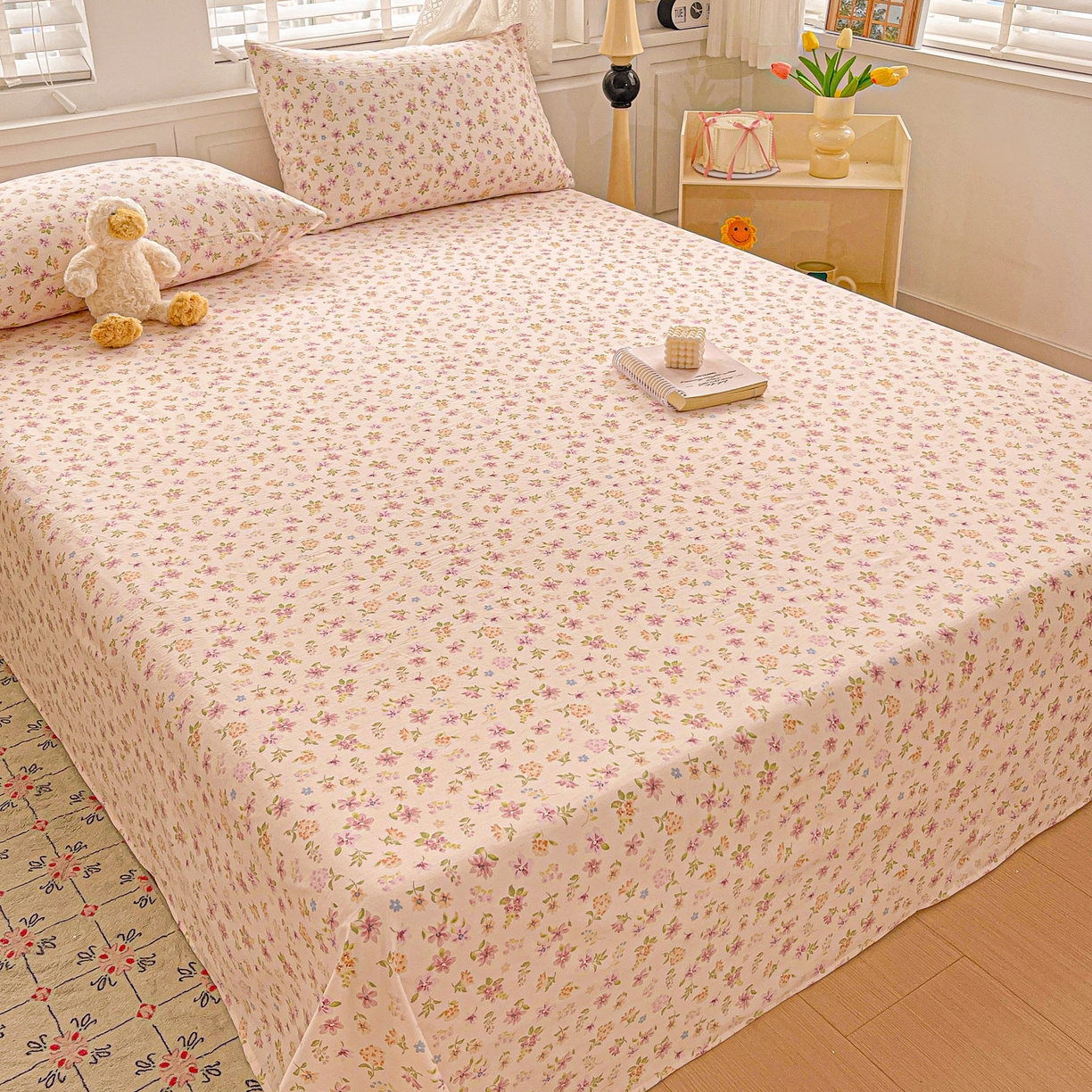 91家纺网 家纺一手货源 找家纺 （总）温眠家纺 2026新款古法水洗棉加厚高克重双层纱单床单床单单件单品床单