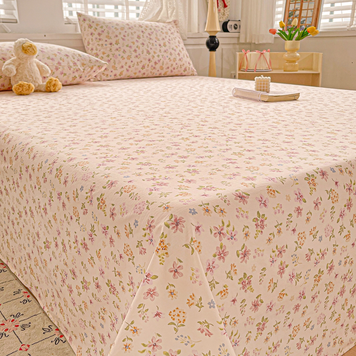 91家纺网 家纺一手货源 找家纺 （总）温眠家纺 2026新款古法水洗棉加厚高克重双层纱单床单床单单件单品床单