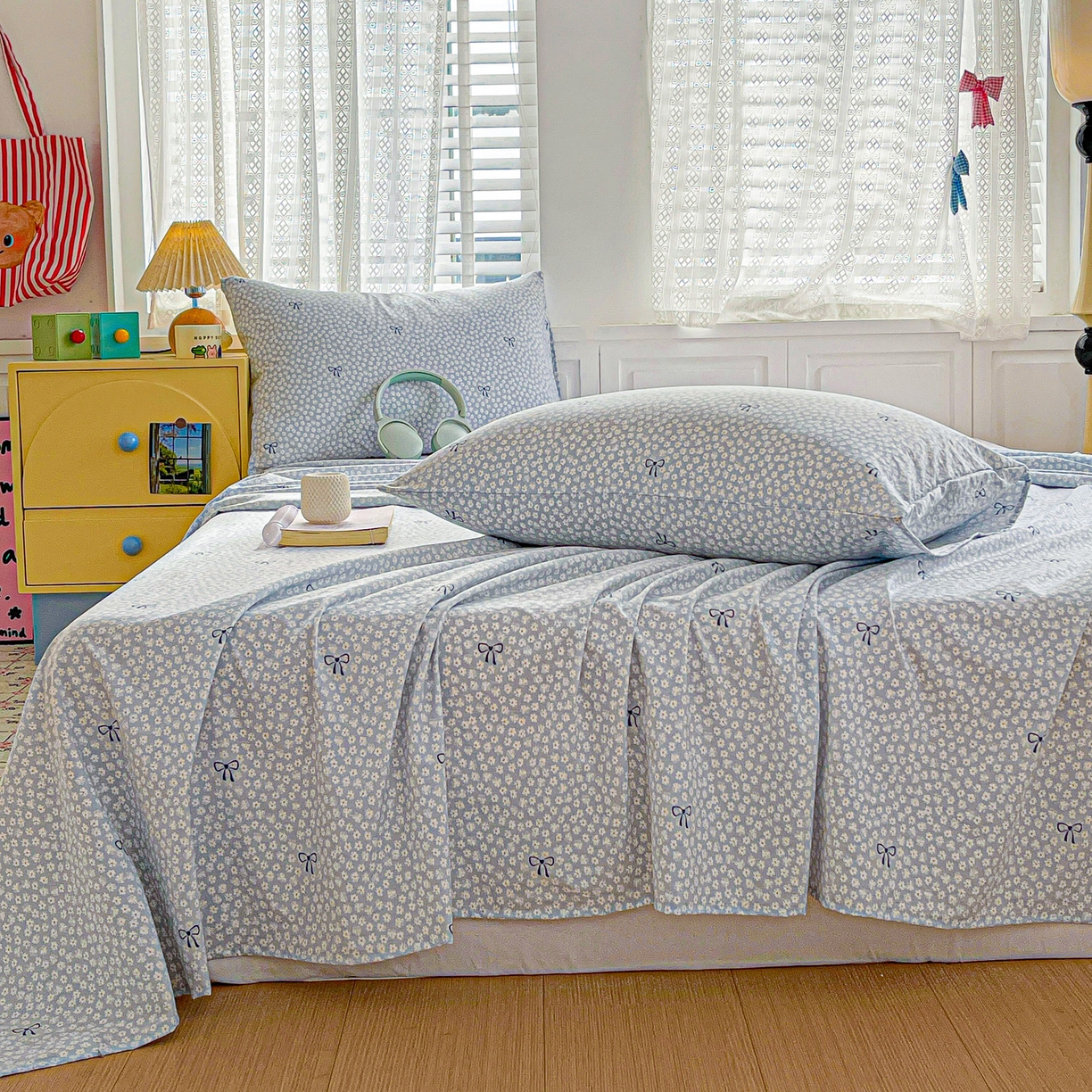 91家纺网 家纺一手货源 找家纺 温眠家纺 2026新款古法水洗棉加厚高克重双层纱单床单床单单件单品床单 素影