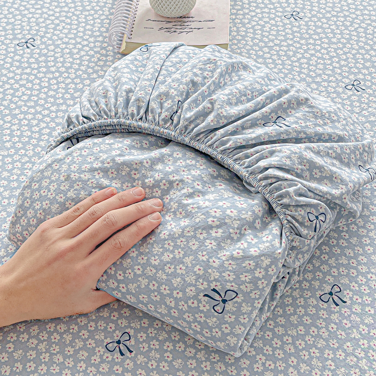 91家纺网 家纺一手货源 找家纺 （总）温眠家纺 2026新款古法水洗棉加厚高克重双层纱单床笠床笠单件单品床笠