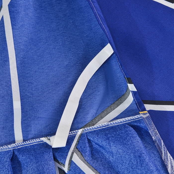 91家纺网 家纺一手货源 找家纺 小雨家纺 2026新款亲肤芦荟棉外贸蕾丝花边床裙 简约沙龙