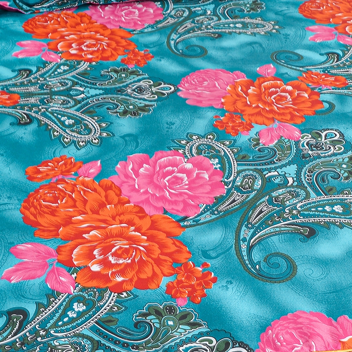 91家纺网 家纺一手货源 找家纺 小雨家纺 2026新款亲肤芦荟棉外贸蕾丝花边床裙 向阳而生