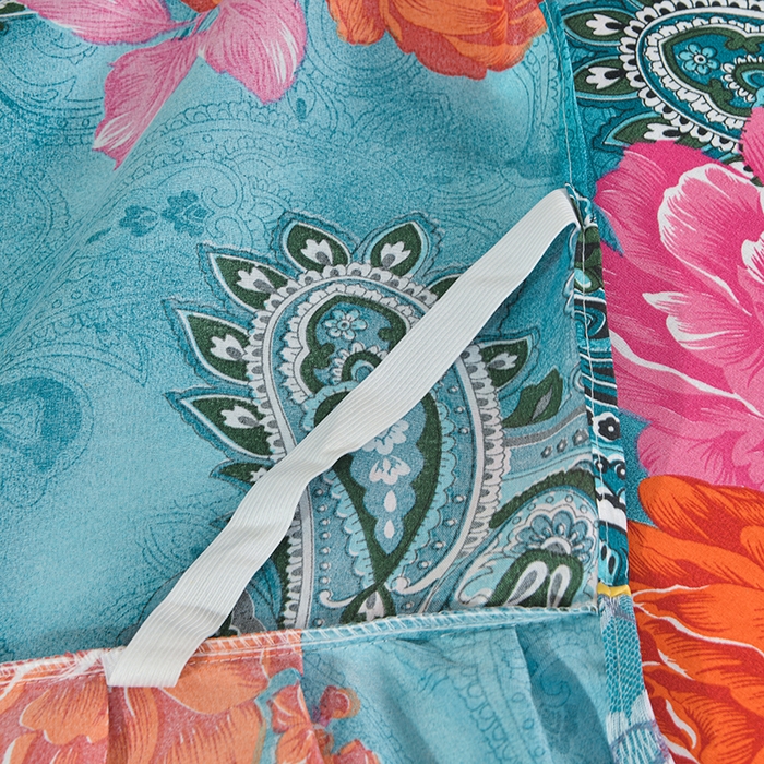 91家纺网 家纺一手货源 找家纺 小雨家纺 2026新款亲肤芦荟棉外贸蕾丝花边床裙 向阳而生